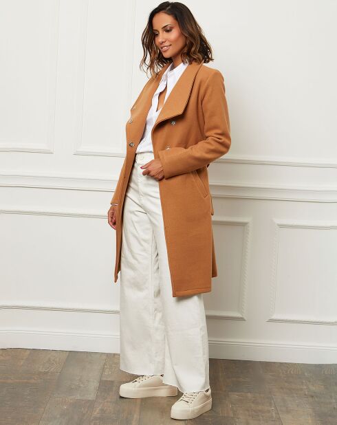 Manteau Marine camel