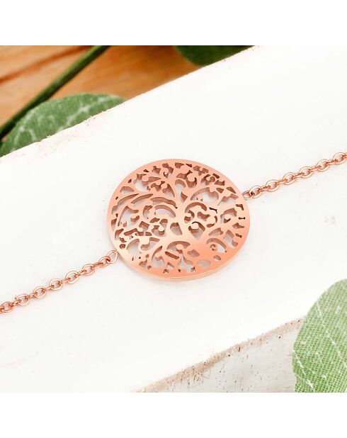Bracelet Life rosé