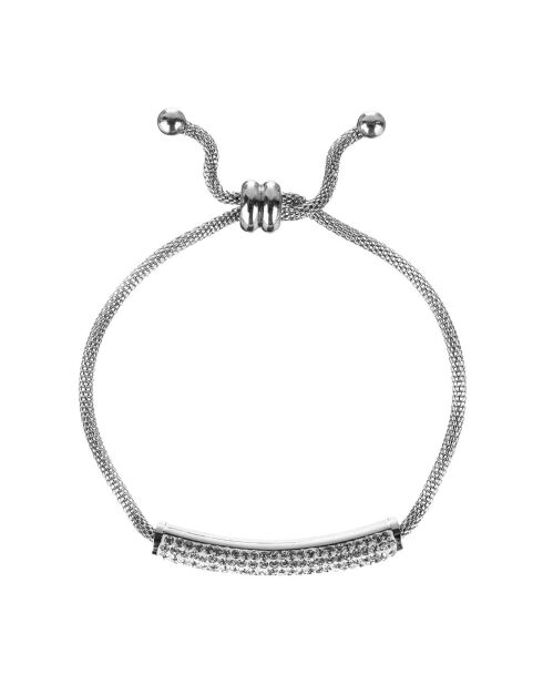 Bracelet Only One blanc/argenté