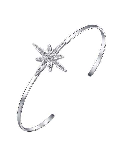 Jonc Astrosteel blanc/argenté