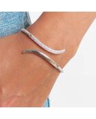 Jonc Liane blanc/argenté