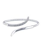 Jonc Liane blanc/argenté