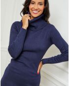 Robe Pull en Cachemire mélangé Maela marine