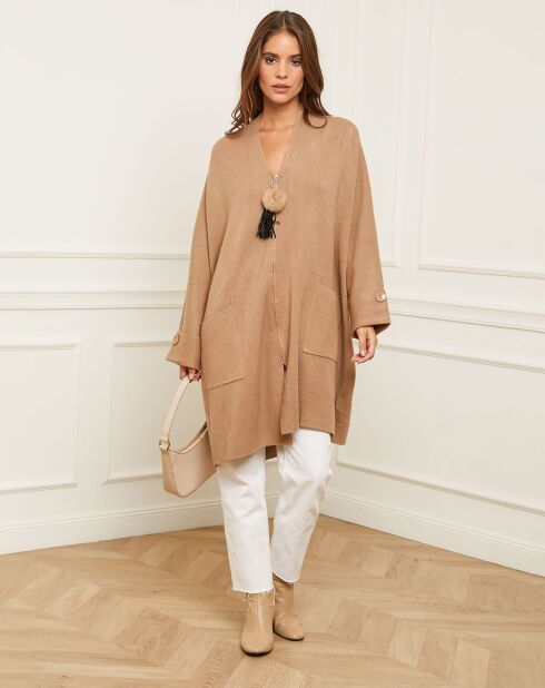 Gilet Mounia camel