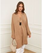 Gilet Mounia camel