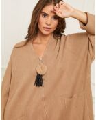 Gilet Mounia camel