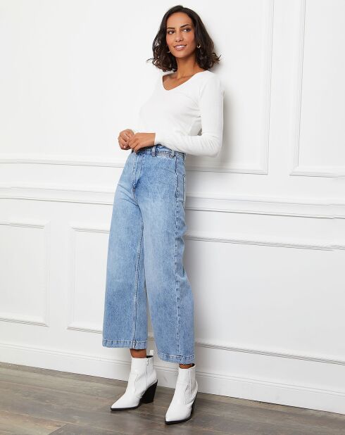 Pull en Cachemire mélangé Liah blanc