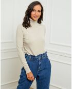 Pull en Cachemire mélangé Elisa beige