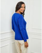 Gilet en Cachemire mélangé Caroline royal