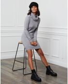 Robe Pull en Cachemire mélangé Maria grise