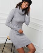 Robe Pull en Cachemire mélangé Maria grise
