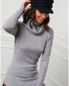Robe Pull en Cachemire mélangé Maria grise