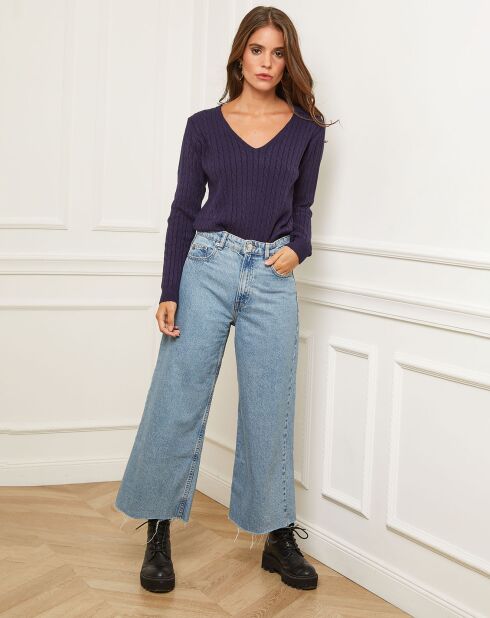 Pull en Cachemire mélangé Marta marine