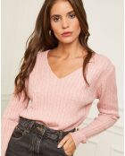 Pull en Cachemire mélangé Marta rose