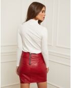 Pull en Cachemire mélangé Olivia blanc