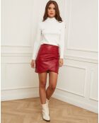 Pull en Cachemire mélangé Olivia blanc