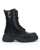 Boots en Cuir Romy noires