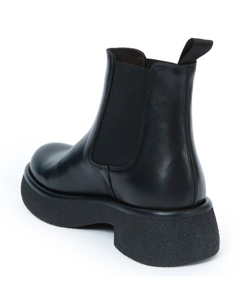 Chelsea boots en Cuir Marina noires