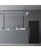Cave à vin 140 bouteilles pose libre noire - 59.6x70x130.5 cm