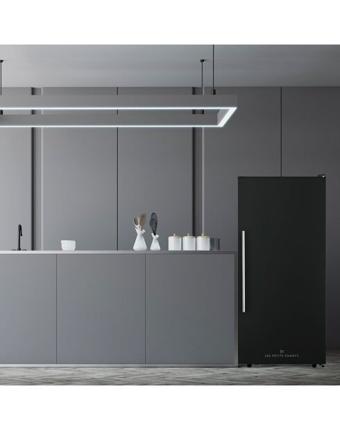 Cave à vin 140 bouteilles pose libre noire - 59.6x70x130.5 cm