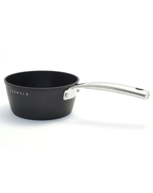 Casserole aluminium forgé Black Edition induction noire - D.16 cm
