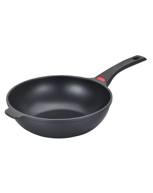 Poêle wok fonte aluminium Thermo Regul induction noire - D.30 cm