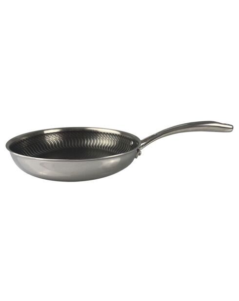 Poêle à frire Olympe inox tripli induction - D.20 cm