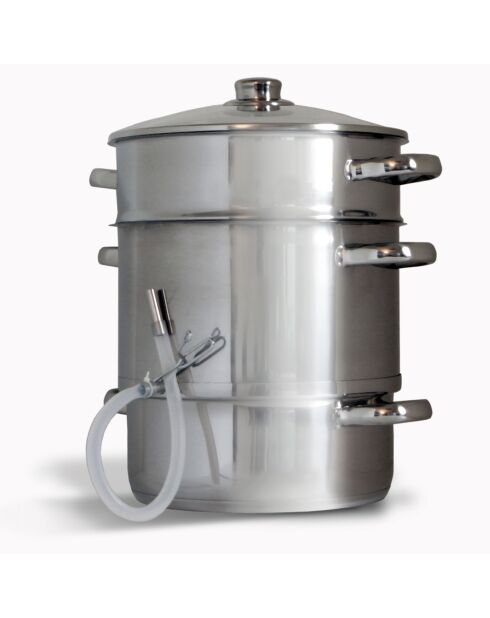 Extracteur de jus inox induction - 28 cm