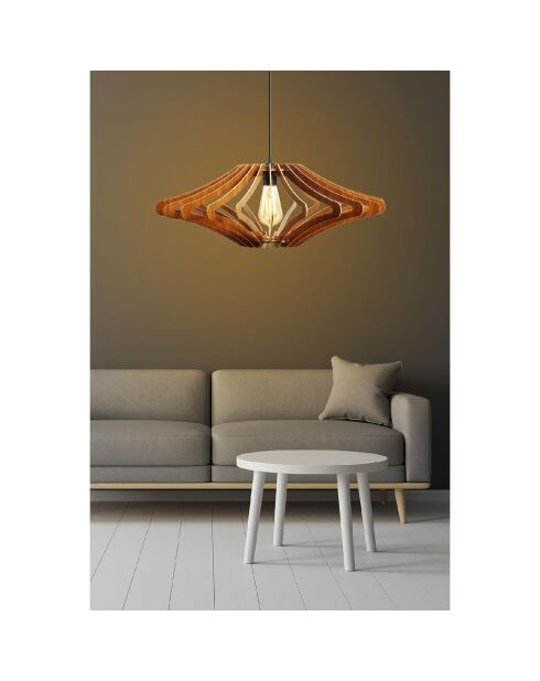 Suspension 168 noyer - 22x59x55 cm