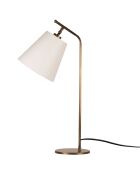 Lampe de table Salihini blanc/vintage - H.67 cm