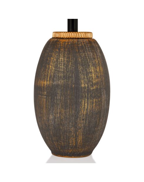 Lampe de table TM169 marron/doré - 30x46x20 cm