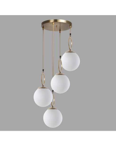 Suspension Morino blanche - 70x30 cm