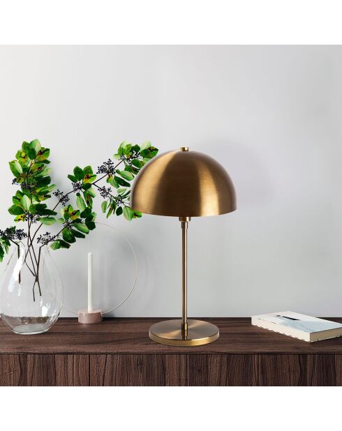 Lampe de table Varzan vintage - 28x28x50 cm