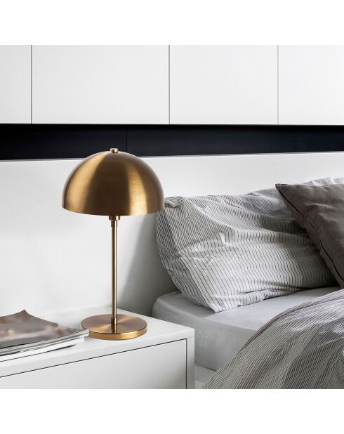 Lampe de table Varzan vintage - 28x28x50 cm