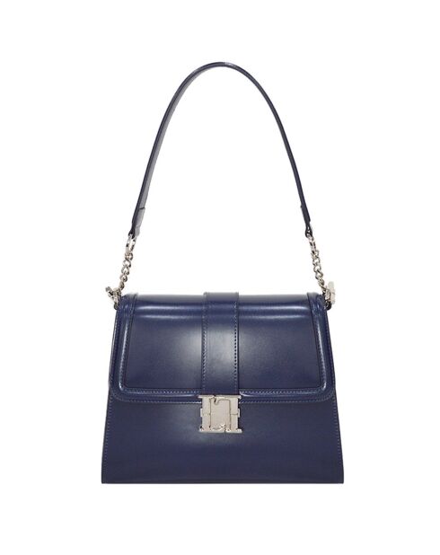 Sac à bandoulière en Cuir Bella marine - 27.5x21x12 cm