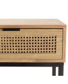 Console 2 tiroirs rotin Marceau - 100x40x79 cm