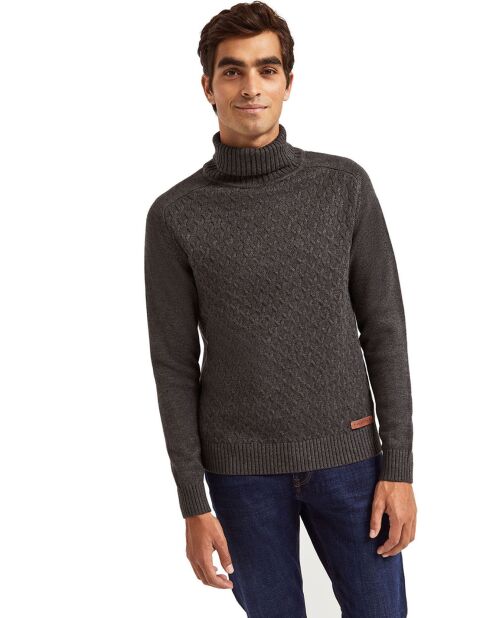 Pull col roulé Kobo anthracite
