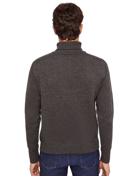 Pull col roulé Kobo anthracite