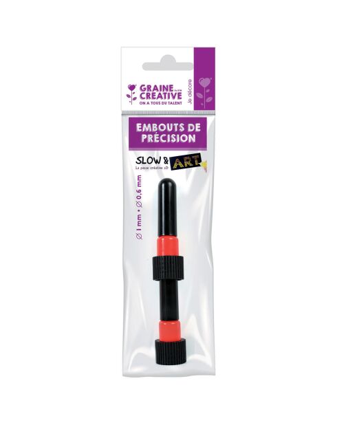 Embouts de précision pour peinture slow & art