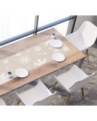 Chemin de table Flocons de neige - 30x150 cm