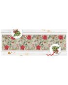 Chemin de table Poinsettia - 30x150 cm