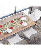 Chemin de table Poinsettia - 30x150 cm