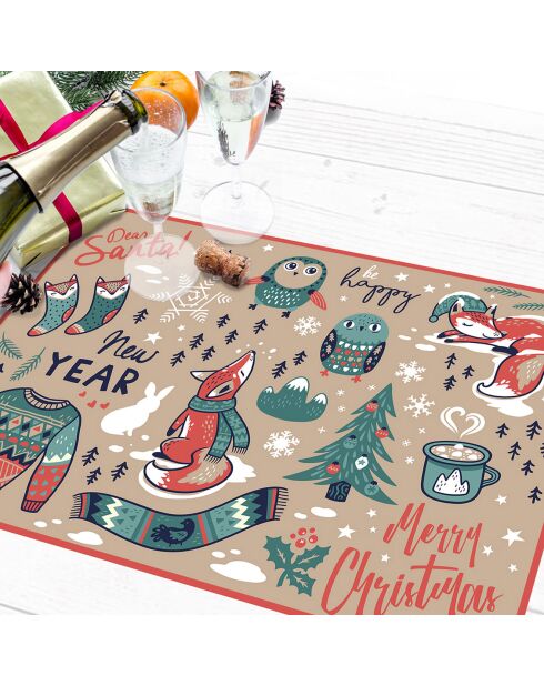 4 Sets Cher Père Noël ! - 30x45 cm