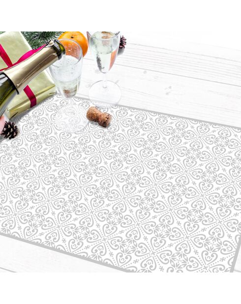 4 Sets Luckiness gris - 30x45 cm
