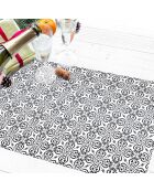 4 Sets Luckiness noir/blanc - 30x45 cm