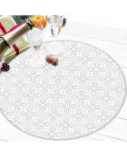 4 Sets Luckiness arrondis gris - D.40 cm