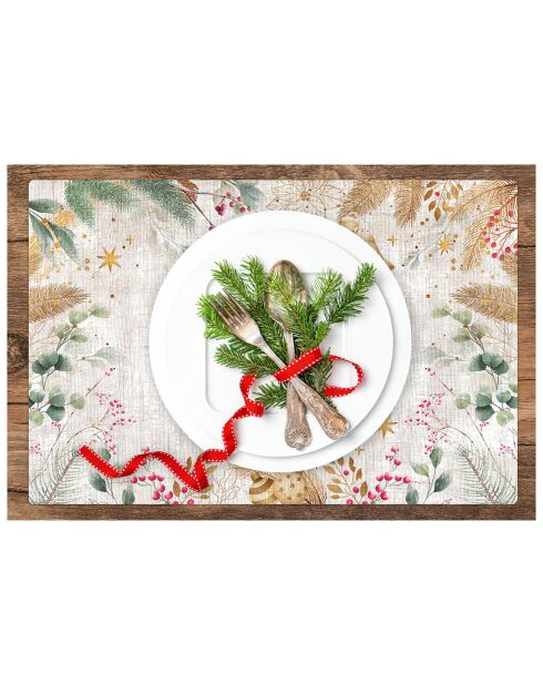 4 Sets de table Noël magique 1 - 30x45 cm
