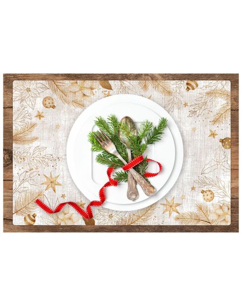 4 Sets de table Noël magique 2 - 30x45 cm