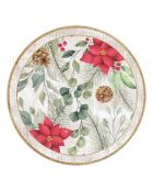 4 Sets de table Poinsettias circulaires - D.40 cm