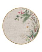 4 Sets de table Bouquet de Noël circulaires - D.40 cm